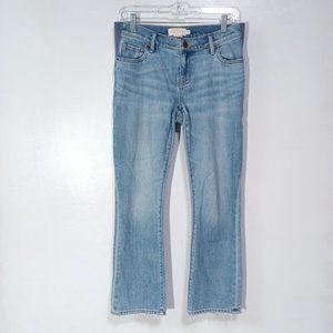 HATCH The Crop Maternity Below the Bump Jean in Light Wash Size 25